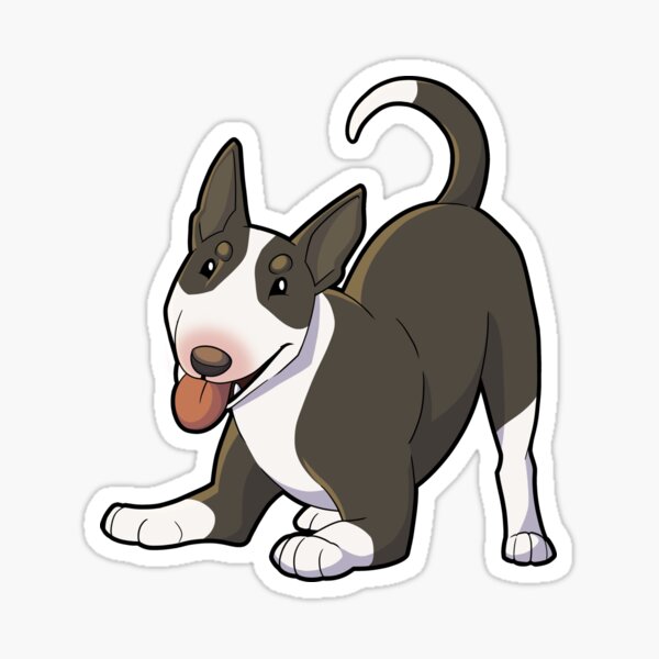 Item preview, Bull Terrier (Grey & white) designed and sold by sheebatroid.