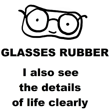 Artwork thumbnail, GLASSES RUBBER by RubberWorld
