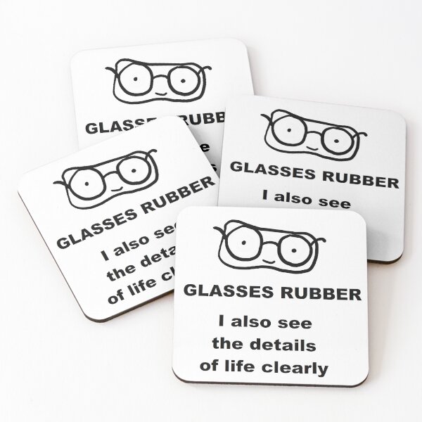 Item preview, GLASSES RUBBER designed and sold by RubberWorld.