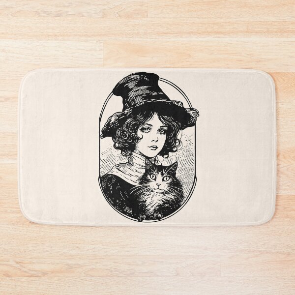 Item preview, Victorian Witch and Cat designed and sold by daianaart.