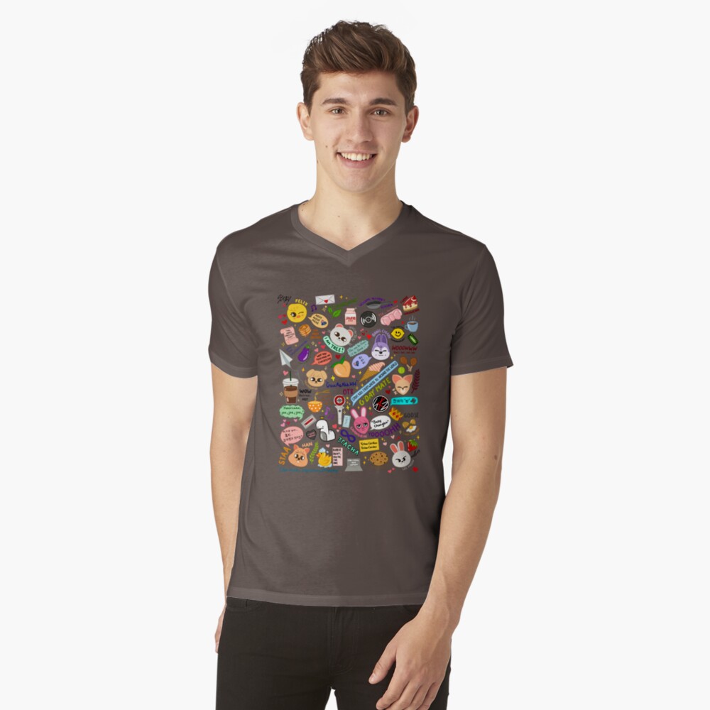 Item preview, V-Neck T-Shirt designed and sold by rekasart.