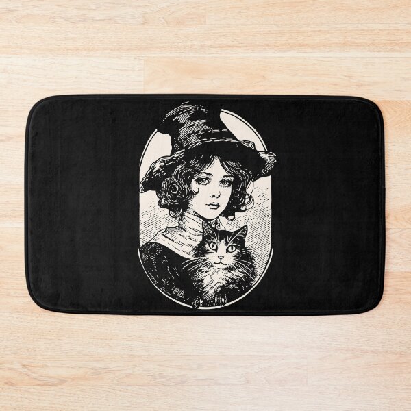 Item preview, Victorian Witch and Cat designed and sold by daianaart.