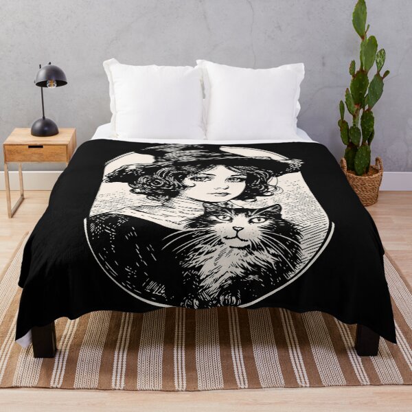 Item preview, Victorian Witch and Cat designed and sold by daianaart.