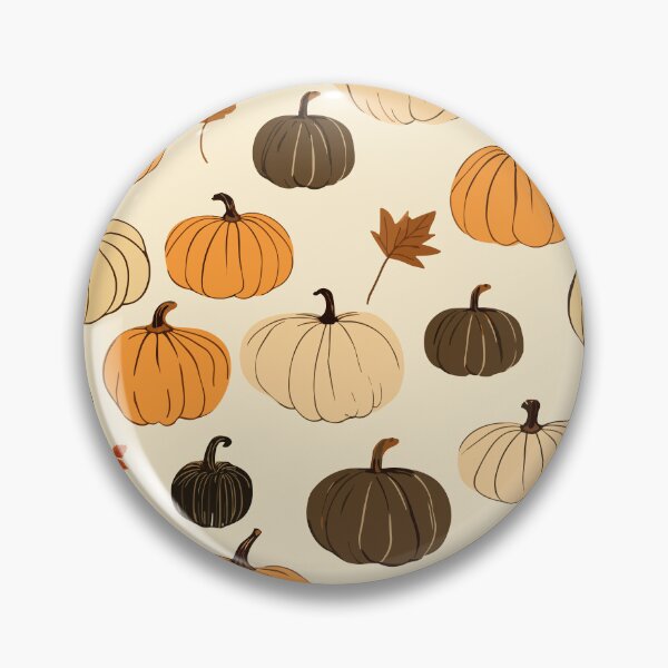 Item preview, Pumpkins Fall Pattern designed and sold by GirlGlowGraphic.