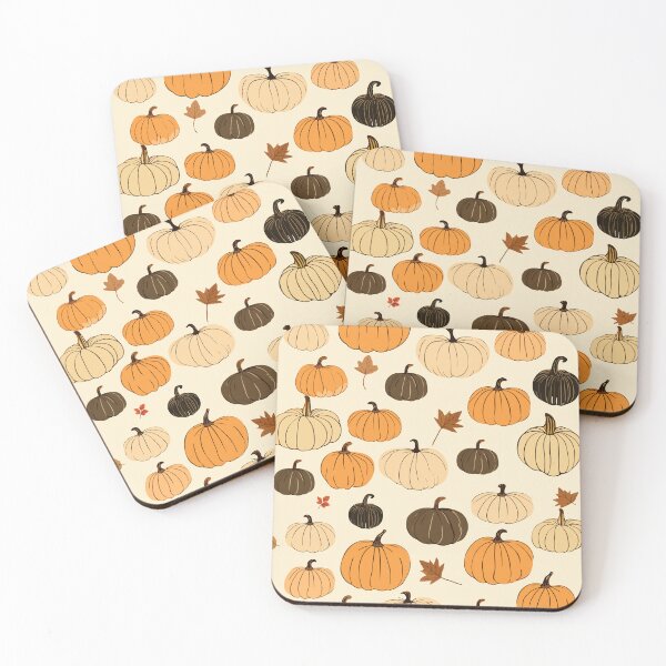 Item preview, Pumpkins Fall Pattern designed and sold by GirlGlowGraphic.