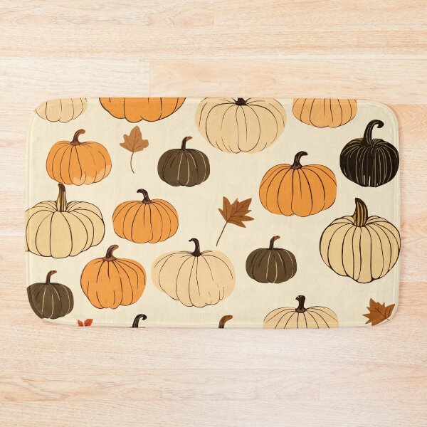 Item preview, Pumpkins Fall Pattern designed and sold by GirlGlowGraphic.