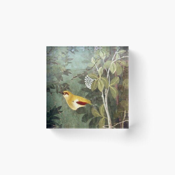 Item preview, Roman Fresco of a Golden Oriole, Pompeii. designed and sold by frederic Lecut.