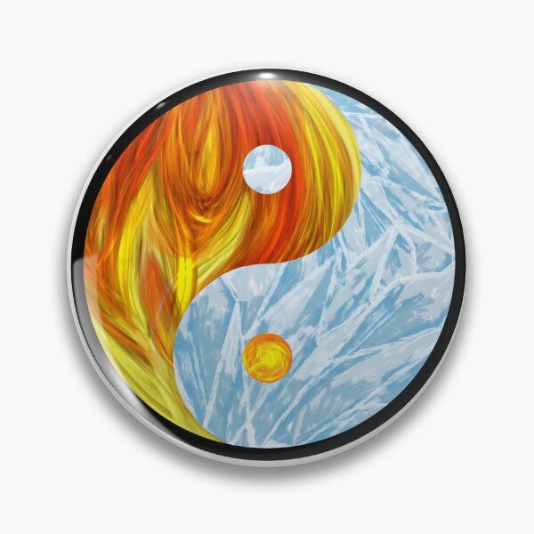 Item preview, Fire and Ice Ying Yang designed and sold by 8Jackie6.