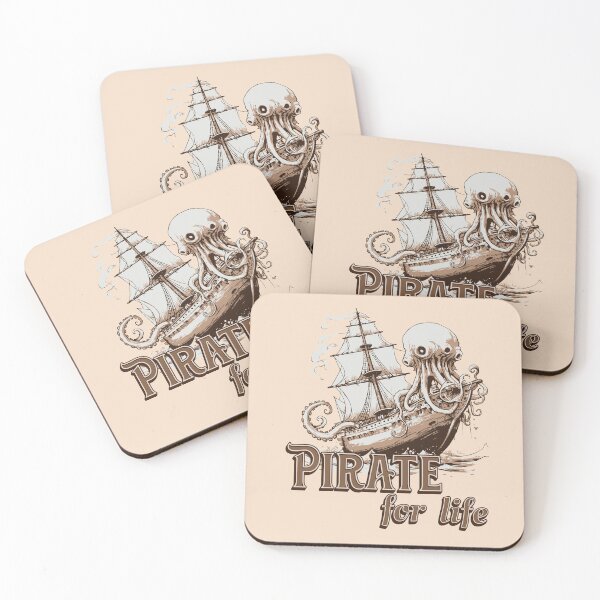 Item preview, Pirate for life - Nautica - Set sail - pirates booty - Yachting club - Yachting world - Cruising sailboat designed and sold by JansenGS.