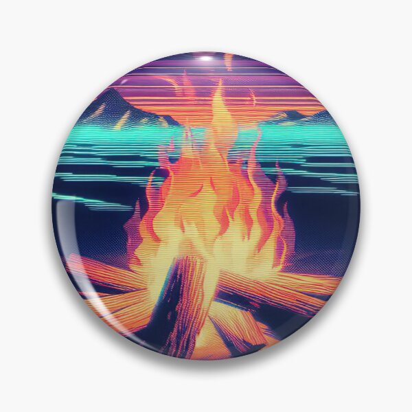 Item preview, Campfire Under the Stars [Retro] designed and sold by bryan7474.