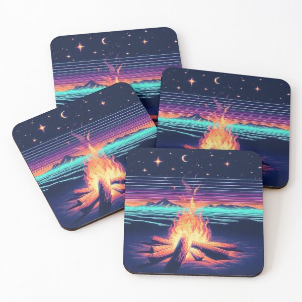 Item preview, Campfire Under the Stars [Retro] designed and sold by bryan7474.