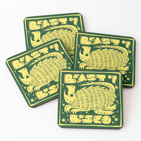 Item preview, Beast of Busco Cryptid Turtle Woodcut Print designed and sold by greermiceli.