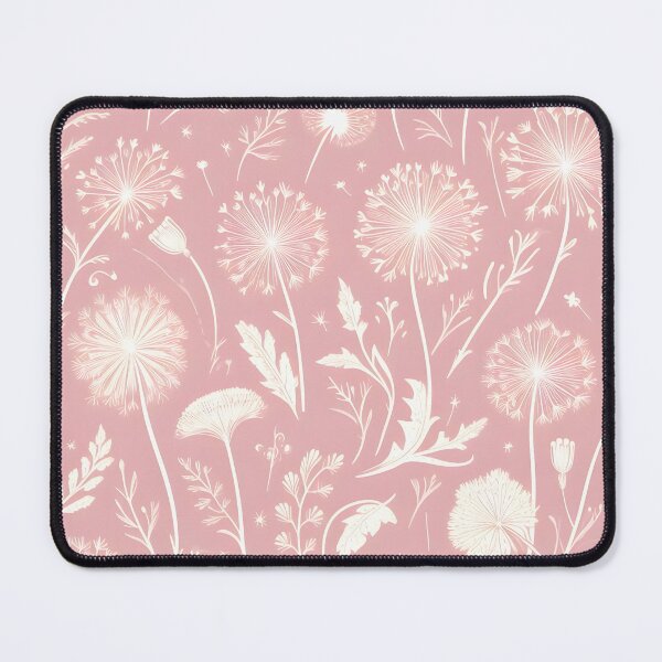 Item preview, Pink Dandelion pattern designed and sold by Carly Gough.