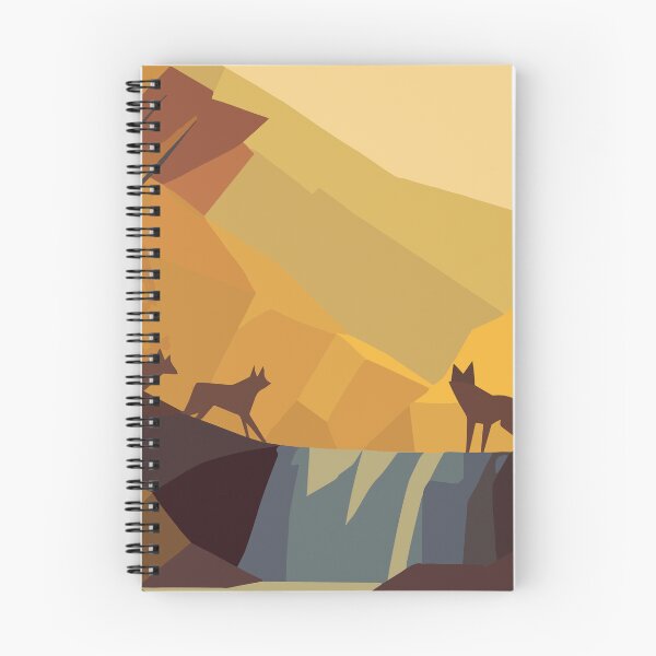 Item preview, Los Coyotes y la Cascada designed and sold by RogueFoxDesigns.