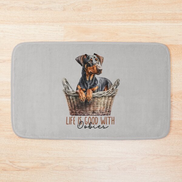 Item preview, Doberman Design Life is Good with Dobies designed and sold by CheekyChimpCo.