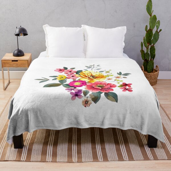 Item preview, Colorful Wildflower Watercolor designed and sold by seritik.