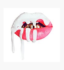 Kylie Jenner - Lips Photographic Print