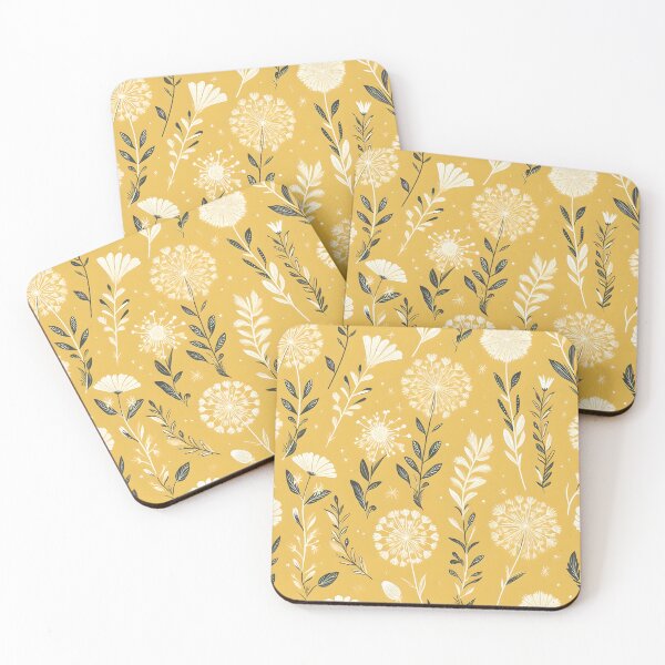 Item preview, Yellow Dandelion Pattern designed and sold by Carly Gough.