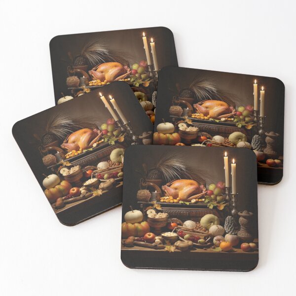 Item preview, Thanksgiving Meal set on a Table designed and sold by dcrc.