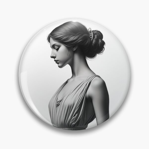 Item preview, Black and White Classical Figure designed and sold by aetherAI.