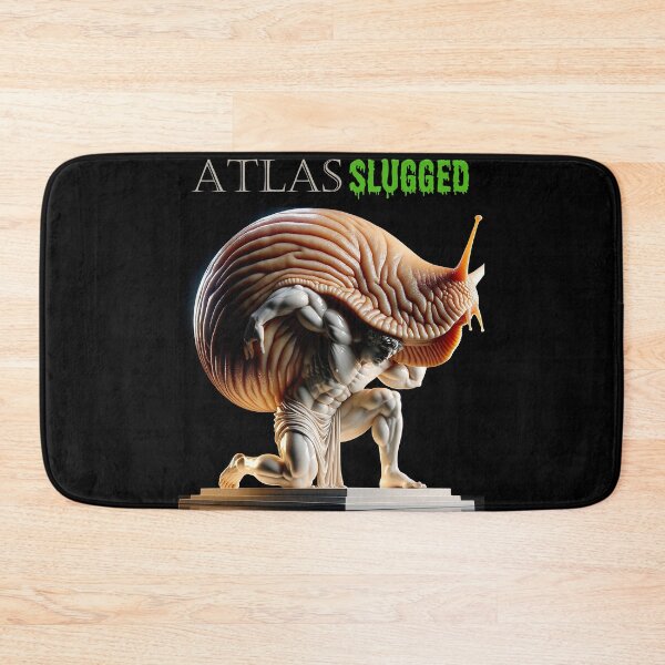 Item preview, Atlas Slugged - Greek God Gets Slimed designed and sold by Matthew Kinnersly.