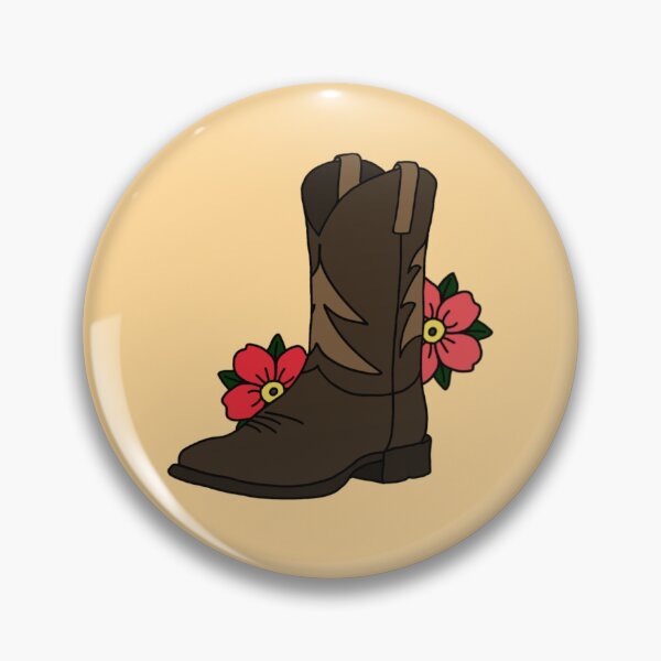 Item preview, Floral Western Boot designed and sold by pumpkindraws716.