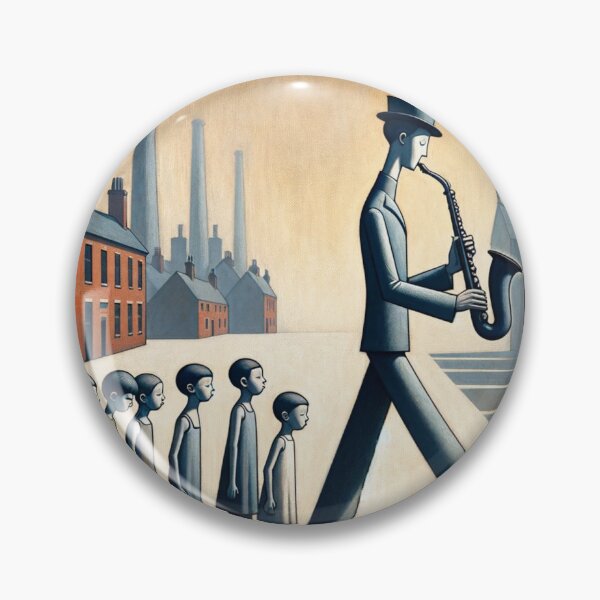 Item preview, The Pied Piper of Manchester designed and sold by Limetreestudios.