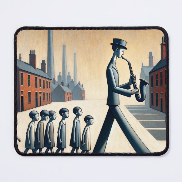 Item preview, The Pied Piper of Manchester designed and sold by Limetreestudios.