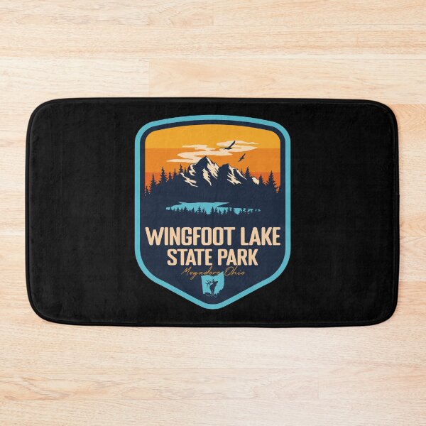 Item preview, Wingfoot Lake State Park Ohio OH Badge Souvenir designed and sold by mountainfad.