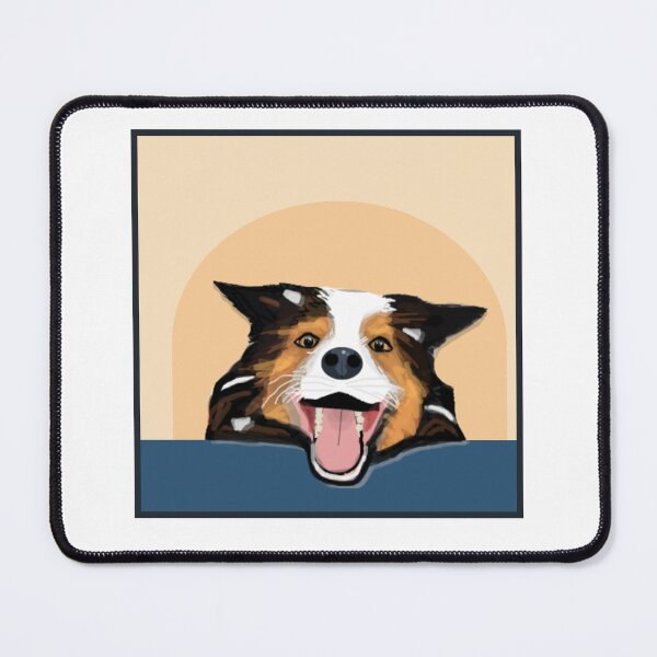 Item preview, Happy Border Collie  designed and sold by KarlieCreative.
