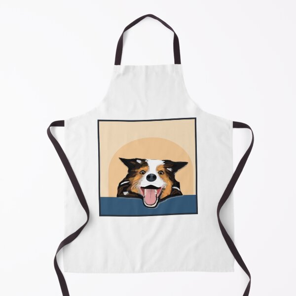 Item preview, Happy Border Collie  designed and sold by KarlieCreative.