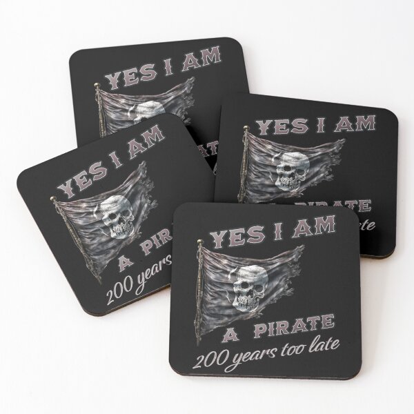 Item preview, Yes i am a pirate - Nautica - Set sail - pirates booty - Yachting club - Yachting world - Cruising sailboat designed and sold by JansenGS.