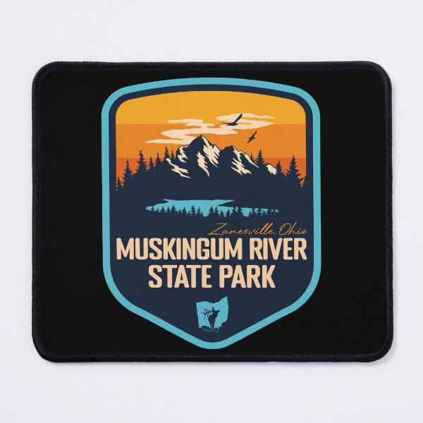 Item preview, Muskingum River State Park Ohio OH Badge Souvenir  designed and sold by mountainfad.