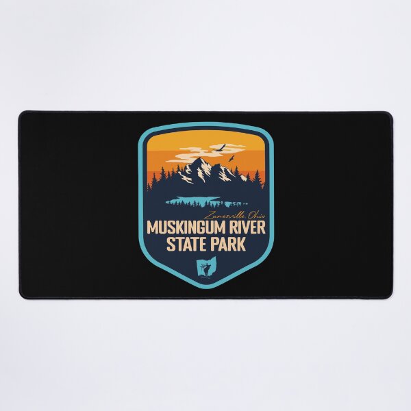 Item preview, Muskingum River State Park Ohio OH Badge Souvenir designed and sold by mountainfad.