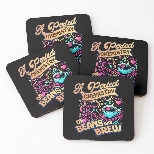 Artikelvorschau, A Perfect Chemistry of Beans and Brew Coffee Shirt entworfen und verkauft von RedDesignSyc.