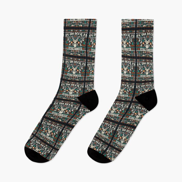 Item preview, Oh deer, Christmas is here! designed and sold by Bratak.