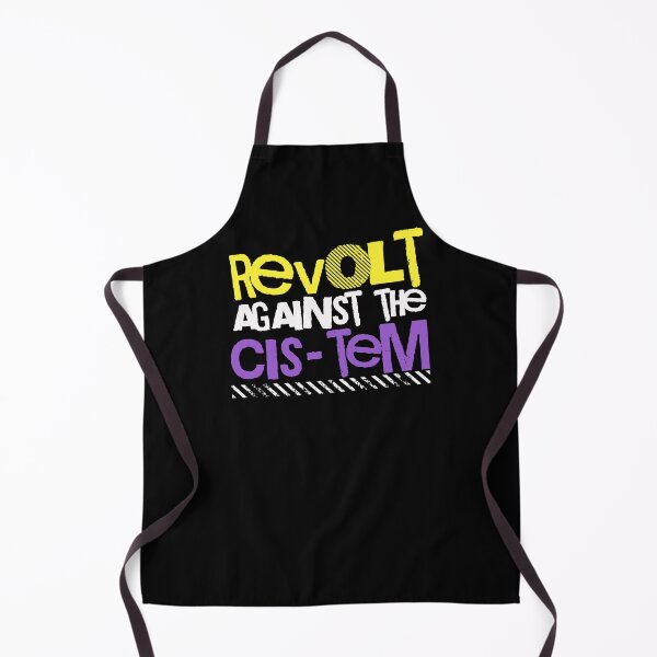Item preview, Revolt Against The Cis-Tem Nonbinary Gender Queer Punk designed and sold by ontrendshirts.