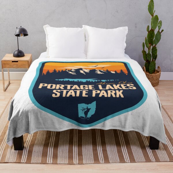Item preview, Portage Lakes State Park Ohio OH Badge Souvenir  designed and sold by mountainfad.