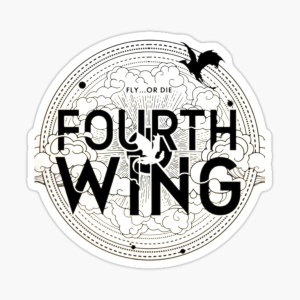 Fourth Wing Logo Sticker