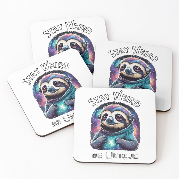 Artikelvorschau, Galaxy Sloth, Stay Weird be Unique. entworfen und verkauft von SloJart.