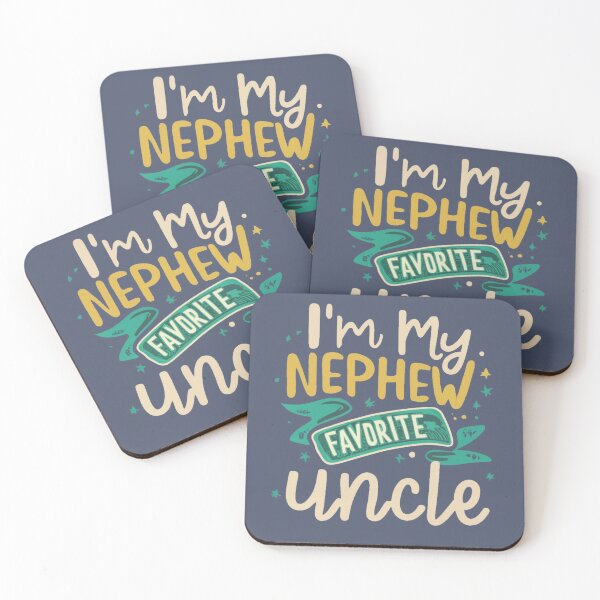 Item preview,  I'm My Nephew's Favorite Uncle Funny Antics and Proud Men's Saying designed and sold by INK-Creations.