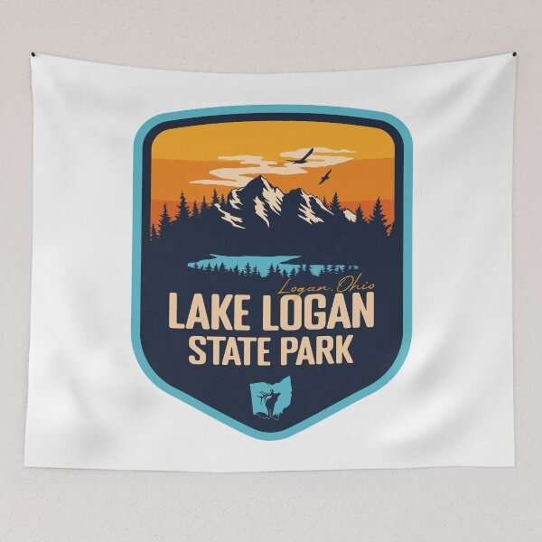 Item preview, Lake Logan State Park Ohio OH Badge Souvenir  designed and sold by mountainfad.