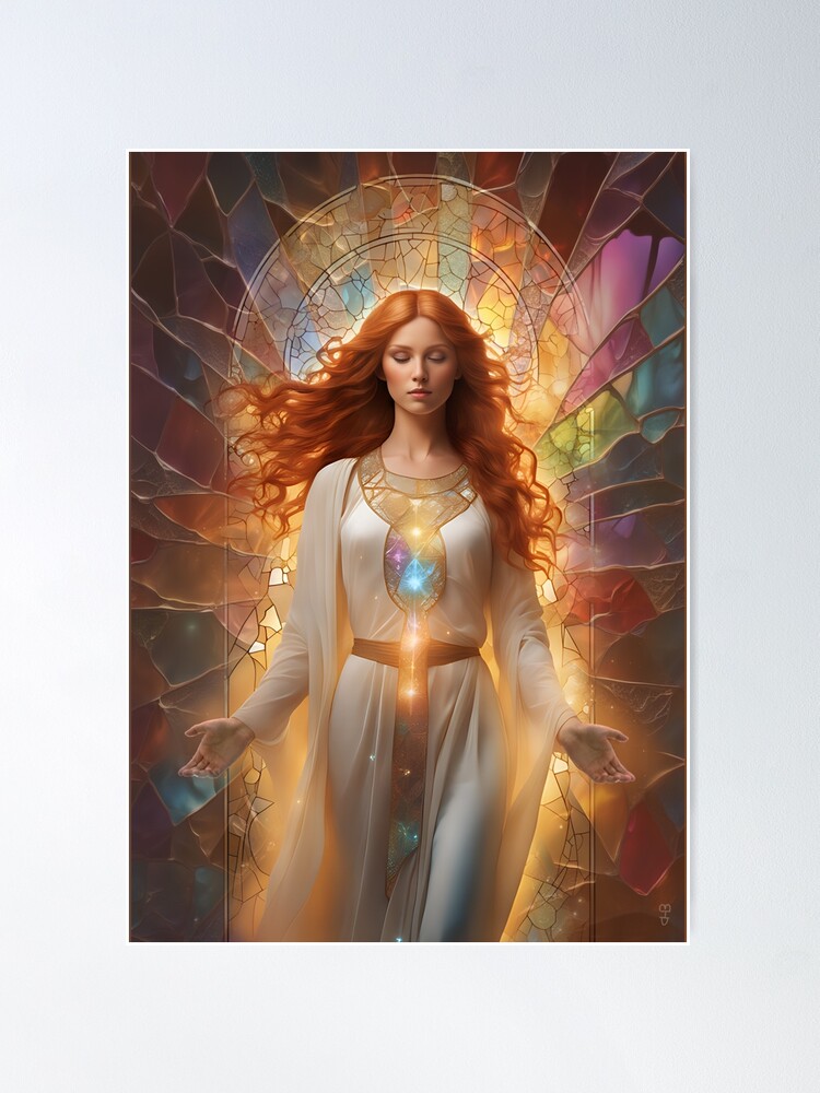 Thumbnail 1 of 3, Poster, Mystical Mary Magdalene designed and sold by PurplePeacock.
