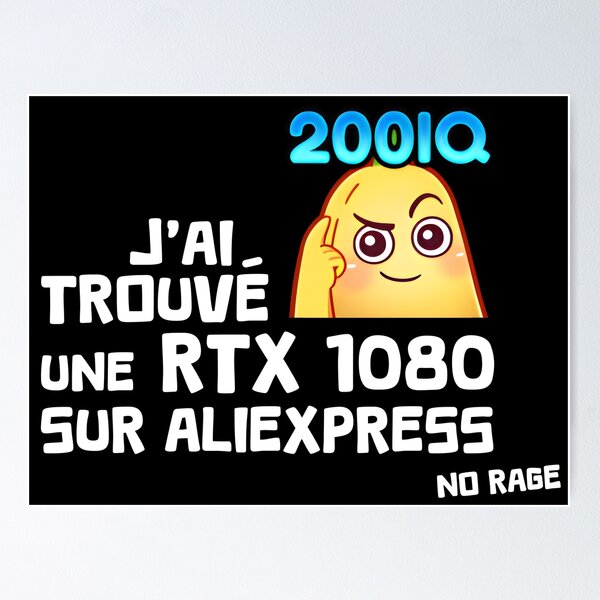 Item preview, MA RTX 1080 B/N designed and sold by noixdecitron.