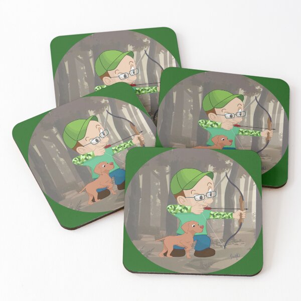 Item preview, Archer with dog designed and sold by SillySallyArt.