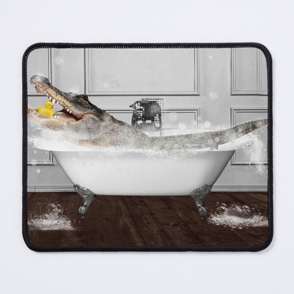 Item preview, Crocodile on Bathtub Bubble Bath designed and sold by lailashack.