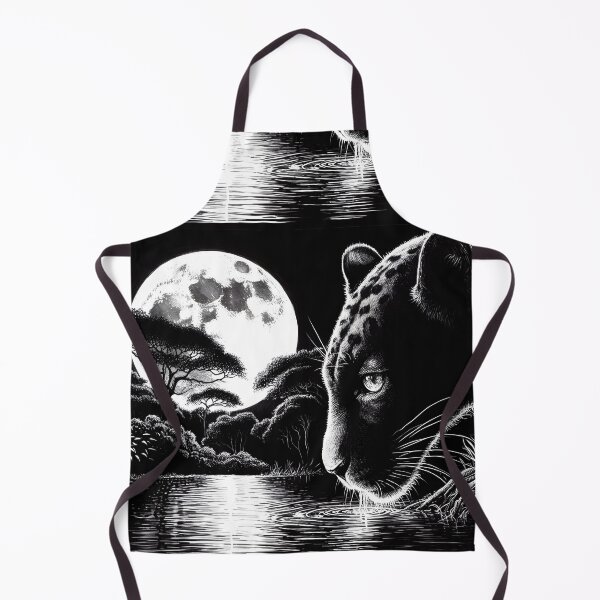 Item preview, Panther in Moonlit designed and sold by DesignVibesHub.