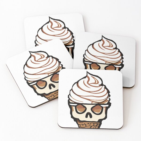 Item preview, Ice cream skull, ice cream, creepy skull designed and sold by DesingScan.