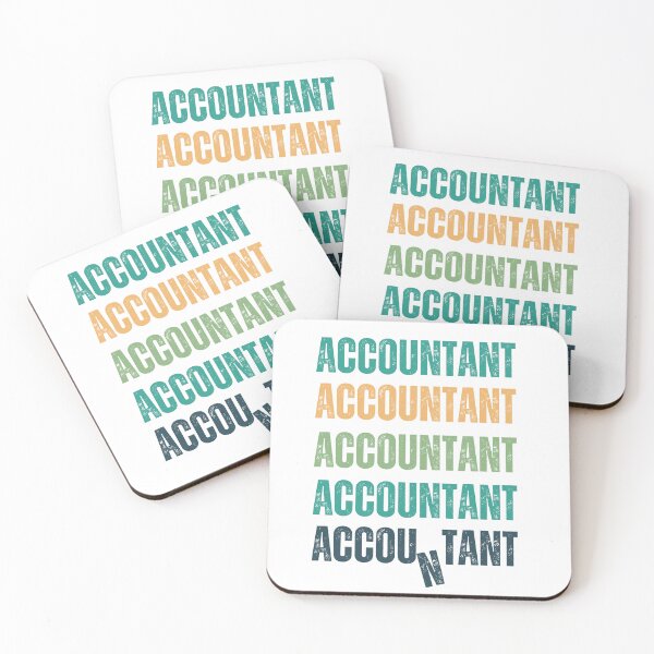 Item preview, Accountant, Accountant Distressed Vintage Design designed and sold by AryaSubramanian.