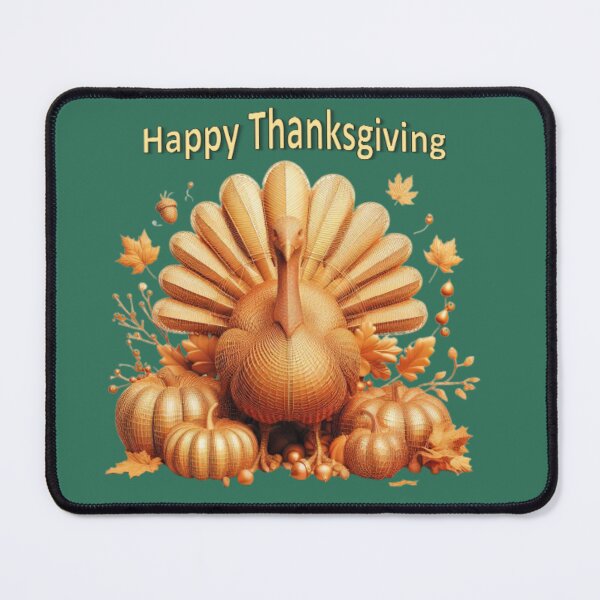 Item preview, Happy Thanksgiving turkey graphic symbol designed and sold by JaroDesign2023.